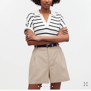 Made well the Harlow short in drape twill Vintage Khaki size 0